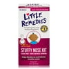 Little Remedies Stuffy Nose Kit, Saline Spray & Drops With Aspirator, 0.5 fl oz