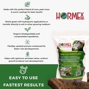 Hormex Rooting Cubes for Plant Starter and Seedling Growth, Ideal for Soil or Hydroponics (50)