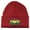 Red, variant on Gravity Threads Positive Vibration Patch Cuffed Beanie - Heather Grey