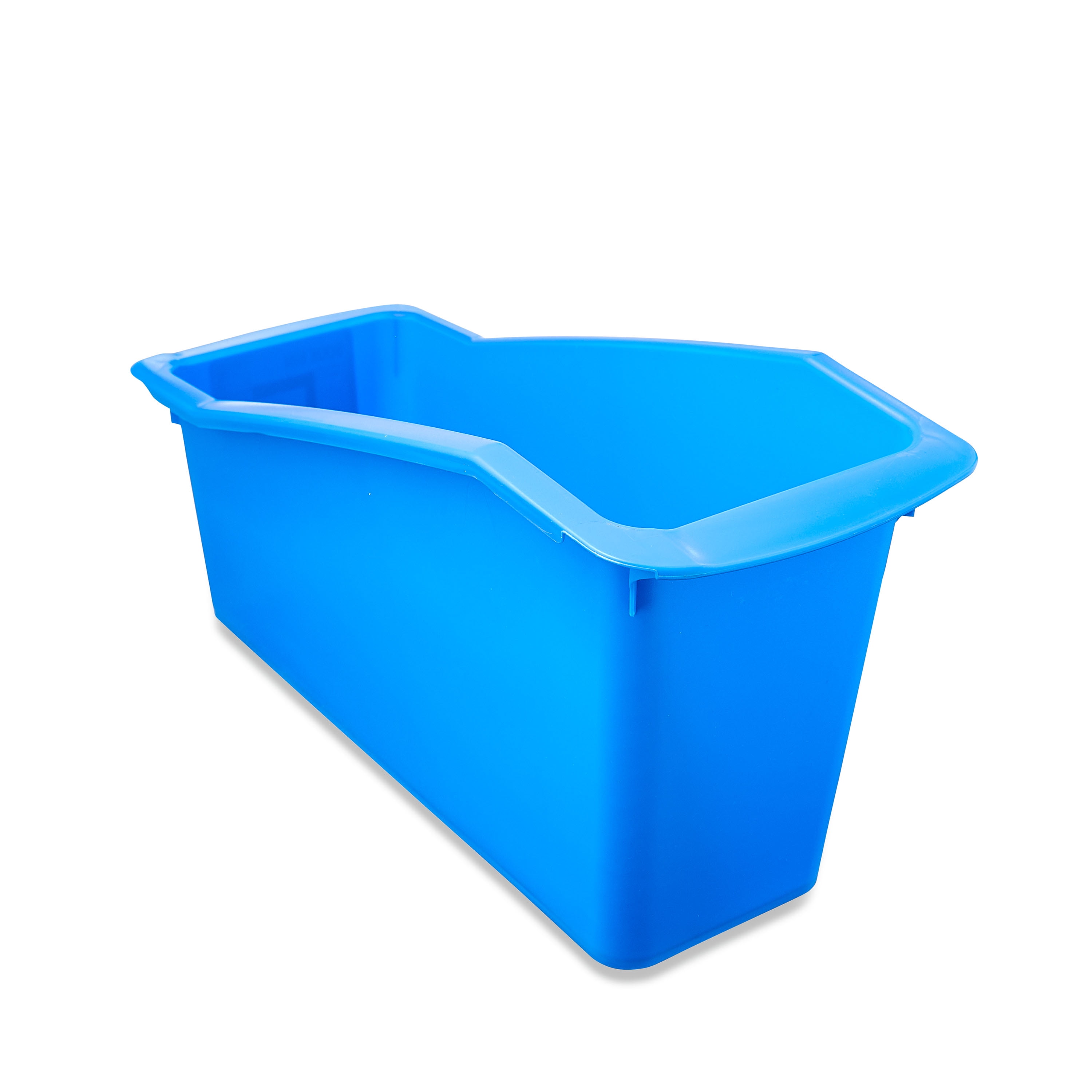(6 pack) Pen+Gear Plastic Book Bin, Cobalt Blue