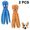 thumbnail image 1 of Dog Squeaky Toys Octopus - Plush Dog Toys for Puppy Teething, Durable Interactive Dog Chew Toys for Small to Medium Dogs Training and Reduce Boredom, 2 Pack, 1 of 5