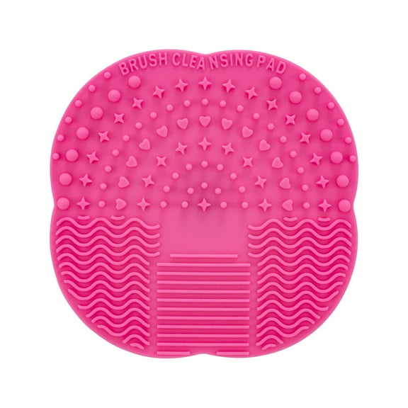 Walmart Makeup & Cosmetic Brush Cleaning Mat - Pink, 4 x 4 Inches, 1 Count