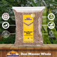 thumbnail image 4 of Rani Desi Masoor (Masur) Whole 128oz (8lbs) 3.63kg (aka. Pardina Spanish / American Brown Lentils Whole) Bulk ~ All Natural | Vegan | Kosher | Gluten Friendly | Product of USA, 4 of 8