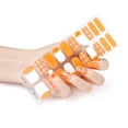 thumbnail image 1 of 20pcs/pack Nail Wraps Women Nail Polish Strips Solid Color Fingernail Stickers, 1 of 5