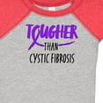 thumbnail image 4 of Inktastic Tougher Than Cystic Fibrosis Boys or Girls Baby Bodysuit, 4 of 5
