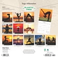 thumbnail image 2 of Yoga Silhouettes 2025 12 X 24 Inch Monthly Square Wall Calendar Plastic-Free, (Paperback), 2 of 9