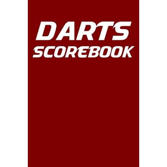 Pre-Owned Darts Scorebook: 6x9 Darts Scorekeeper with Checkout Chart and 100 Scorecards