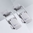 thumbnail image 3 of ROSENICE  2 Pcs Snap Catches Stainless Steel Bonnet Clamp Quick Lever, 3 of 8