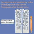 thumbnail image 4 of Juego de calcetines de reflexología ZHAOCHENG con herramienta de masaje acupuntura, 4 of 5