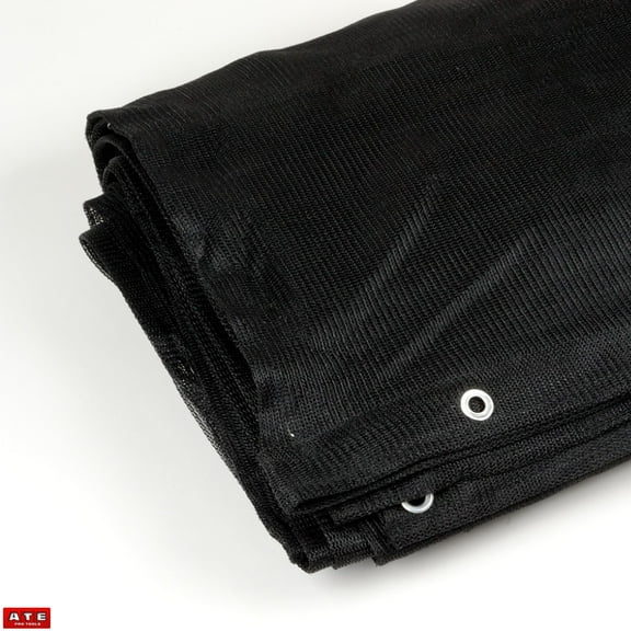 20'X30' (Black) HD Mesh Tarp Net Sun Shade Fence Screen Patio Canopy Cover