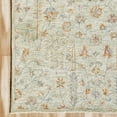 thumbnail image 5 of Laddha Home Designs 2' x 3' Hand Tufted Abstract Floral Area Throw Rug - Green and Cream, 5 of 7