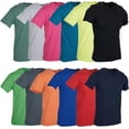 thumbnail image 2 of BILLIONHATS 12 Pack Plus Size Men's Cotton T-Shirt Bulk Big & Tall Short Sleeve Lightweight Premium Fitted Classic Tees, Size X-Large, 2 of 7