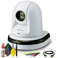 thumbnail image 1 of Panasonic AW-HE38W 22x Zoom PTZ Camera with HDMI Output (White) (AW-HE38HWPJ) + Deluxe Cleaning Set + HDMI Cable + Velcro Straps -Base Bundle, 1 of 3