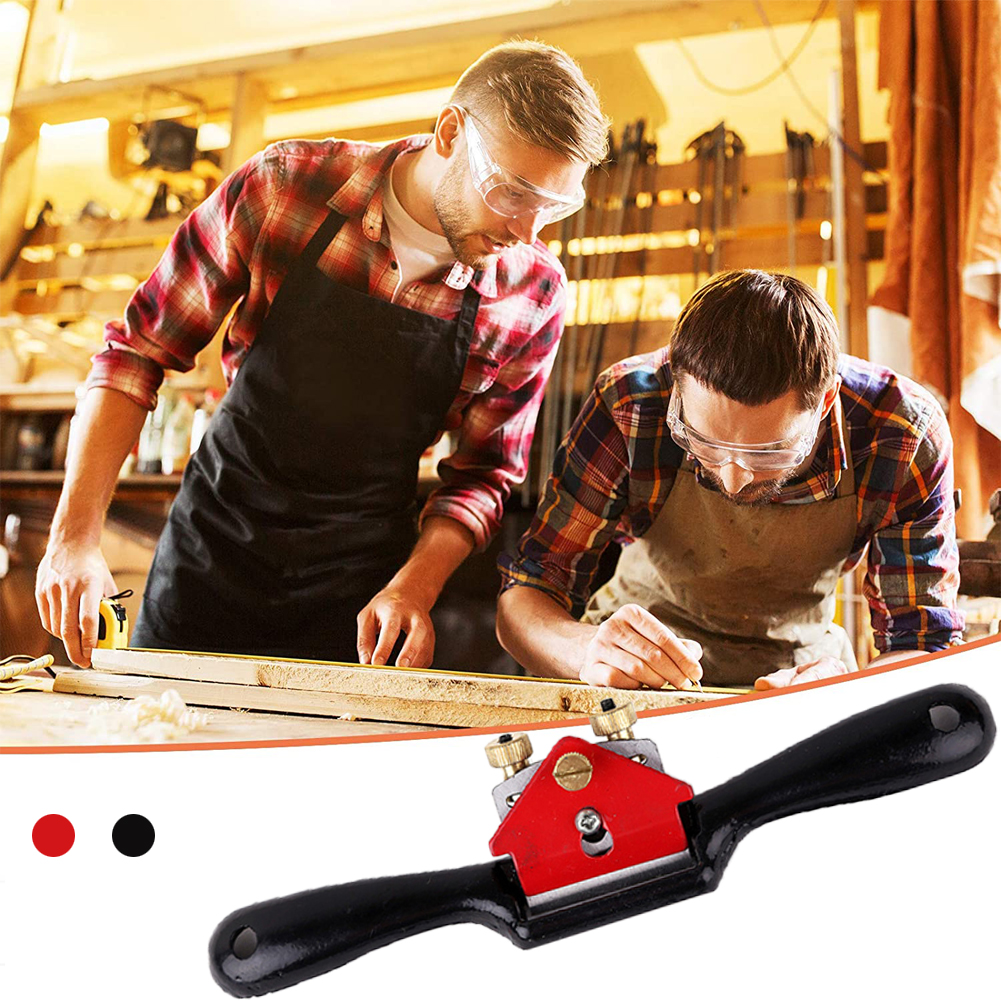 Yirtree 44mm Adjustable SpokeShave with Flat Base, Metal Blade Wood