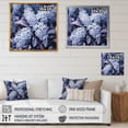 thumbnail image 4 of Designart "Lilac Garden In Blue" Lilacs Floater Framed Canvas Art Print, 4 of 5