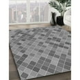 thumbnail image 2 of Ahgly Company Indoor Round Patterned Ash Gray Area Rugs, 3' Round, 2 of 6