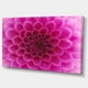 Pétales de Fleurs Abstraites Rose Foncé - Toile Florale Imprimé Art – image 2 sur 3