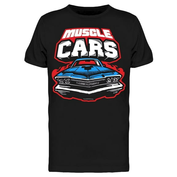 Muscle Cars  T-Shirt Men -Image by Shutterstock, Male XX-Large