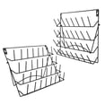 thumbnail image 1 of unbranded 2Ud Rack Colgante De Pared En Hierro Negro Para Y Almacenaje, 1 of 8