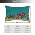 thumbnail image 2 of Salouo Elephants Pattern Pillow Cases,1PC Pillow Covers with Envelope Closure Decorative Pillow Case for Bed Couch,Pillows Not Included-16"x24", 2 of 6