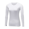 thumbnail image 5 of TYGHBN Women's Sports Shirt Long Sleeve Running Shirt Thermal Autumn Winter Pullover Tops Training Fitness Long Sleeve Shirts with Thumb Holes for Sports Running Fitness Long Sleeve Compression Tops, 5 of 5