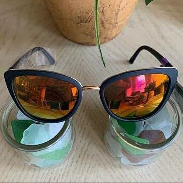 Foster Grant SIA Black Mirrored Sunglasses
