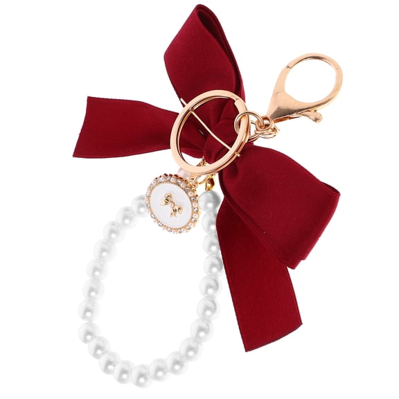 Bow Keychain Purses Bowknot Keychains Keyring for Backpack Bag Decor Rings Miss