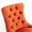 Orange, variant on GAKMCIL Velvet Barstools, Leisure Upholstered Height Bar Stools (Set of 2) with Button Tufted Decoration, Wooden Legs, Chrome Nailhead Trim, 300lbs Load for Home Pub and Kitchen Island (Gray)