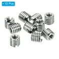 thumbnail image 3 of Unique Bargains Adaptateurs Filetés Manchon Réducteur Écrou M4 * 0,7 Mâle à M2 * 0,4 Femelle Réparation Insert Vis Réducteur 4mm 10 Pcs, 3 of 6