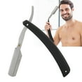 thumbnail image 1 of Clina Barber Razor, Steel Steel Salon Plegable, Afeitado, cortadora de Cabello, cortadora de Bordes, Borde Recto Barber Razor, Cuchilla de Acero Inoxidable, Cuchilla de Afeitar Plegable EOTVIA  No, 1 of 6
