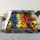 thumbnail image 1 of Fotbe Halloween Fruit Platter Manta de Franela con Estampado, Manta Ultrasuave para Cama, Sofá, Auto, Hipoalergénica y Antibolitas-80"x60", 1 of 6