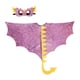 thumbnail image 5 of Capa de dinosaurio para niños, capa de dragón, disfraz cómodo para festivales rosa, 5 of 9