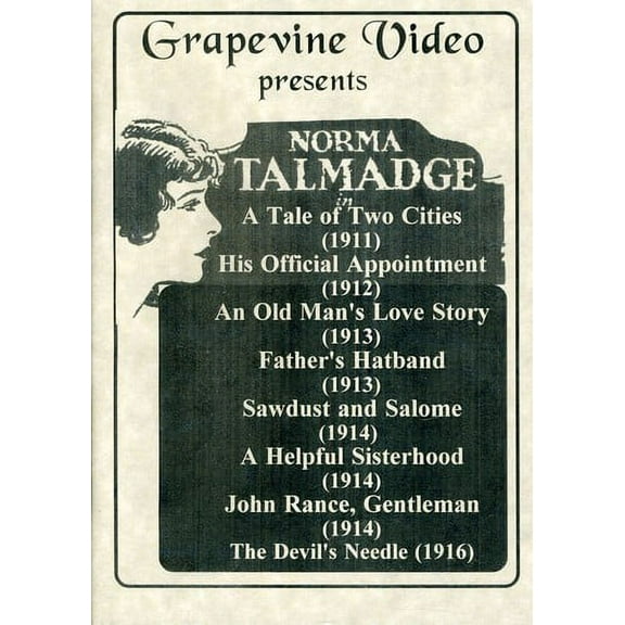 Norma Talmadge at Vitagraph (DVD), Grapevine Video, Drama