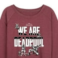 thumbnail image 3 of Marvel Deadpool & Wolverine - We Are Deadpool Doodles - Women's French Terry Pullover Sweatshirt, 3 of 5