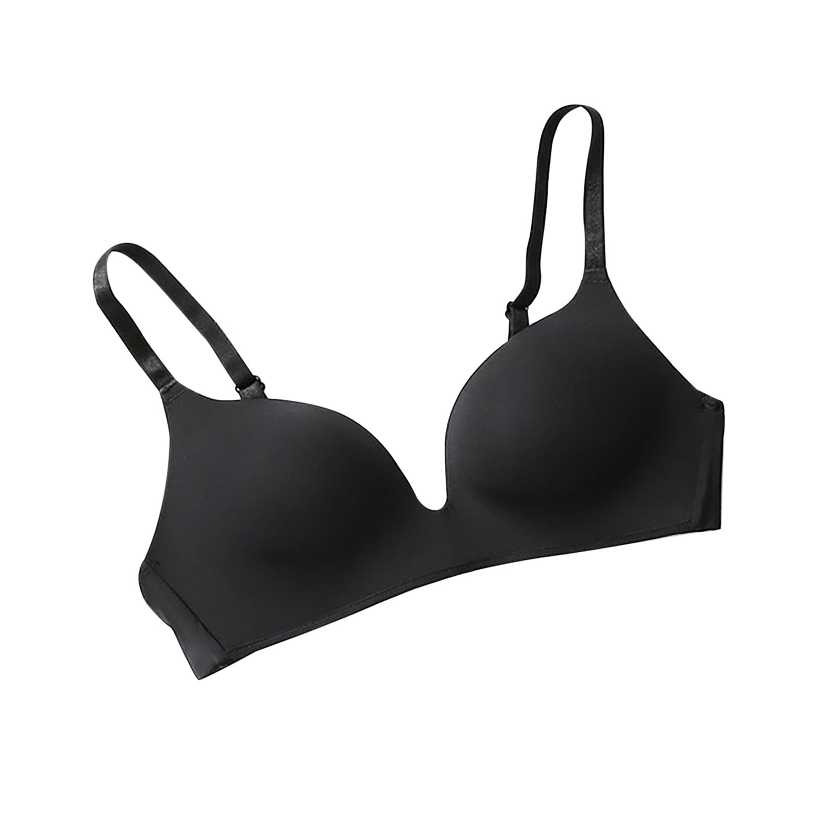 Summer Savings Clearance! Edvintorg Bras For Women Lightweight Bra,  Seamless, Small Chest, No Steel Ring, Cup Underwear Push Up Bras For Women  Black 