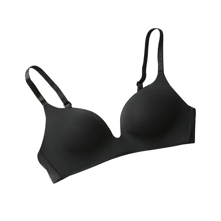 Mikilon Lightweight Bra, Seamless, Small Chest, No Steel Ring, Cup