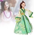 thumbnail image 4 of Muñecas vestidas de princesa con disfraces antiguos chinos de plástico para niñas, regalo diario para bebés (primavera), 4 of 8