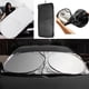thumbnail image 3 of Riwesomey Cubierta de bloque de ventana delantera de coche Parasol Auto Vehículo Parabrisas Visera Protector de rayos plegable Ventana automotriz, 3 of 8