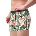 thumbnail image 2 of Pofeuu Lilies Flowers Print Men’s Boxer Briefs, Moisture-Wicking Underwear, Regular,Trunk-Large, 2 of 5