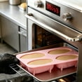 thumbnail image 4 of Miyuadkai Pistachio Nut Shaped Silicone Mold, 4-Cavity 3D Cake Food Grade Baking Molds, Non-Stick Reusable Heat-Resistant Bakeware for Cakes, Chocolates, Jellies, Puddings, Ice Cream(Pink), 4 of 8