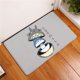 thumbnail image 1 of Felpudo de Totoro de dibujos animados, felpudo Rectangular de gato Chinchillas, felpudos de entrada, lavables, para suelo de cocina y baño Fivean unisex, 1 of 2