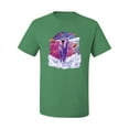 thumbnail image 2 of Wild Bobby, Cosmic Pug Riding Alpacacorn with Laser Eyes, Animal Lover, Men Graphic Tees, Kelly, 4XL, 2 of 3