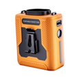 thumbnail image 3 of Mini ventilador portátil de cinturón con 5 velocidades, ventilador personal para exteriores naranja, 3 of 9