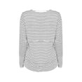 thumbnail image 4 of Long Sleeve Shirts For Women Casual Striped Tops Crew Neck Knit Ribbed Basic T Shirts Womens Long Sleeve Tops, 4 of 4