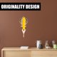 thumbnail image 1 of unbranded De Pared De Metal Dorado Para Estudio Oficina Y Hogar, 1 of 7