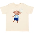 thumbnail image 3 of Inktastic Volleyball Player Boys Cute Monkey Boys Toddler T-Shirt, 3 of 5