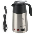 thumbnail image 1 of Hervidor eléctrico portátil para coche, 1,2 l, 24 V, para calentar agua y café, para camión, 1 of 12