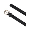 thumbnail image 2 of CTM  1-Inch Wide Leather Belt with Gold Buckle (Women), 2 of 5
