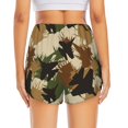 thumbnail image 4 of Running Shorts for Women, Aircraft Camouflage Workout Athletic Shorts with Pockets, Lounge Yoga Shorts Women, 4 of 7