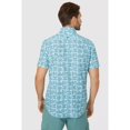 thumbnail image 3 of Mantaray - Camisa Tetris Tabla de Surf para Hombre (Azul), 3 of 4